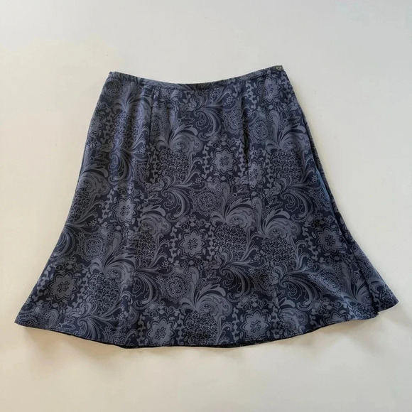 Tommy Bahama- 100% Silk Wrap- Navy-Paisley-Skirt-Lined-Women’s 6 - Picture 1 of 10